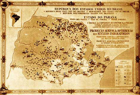 Mapa do Paraná